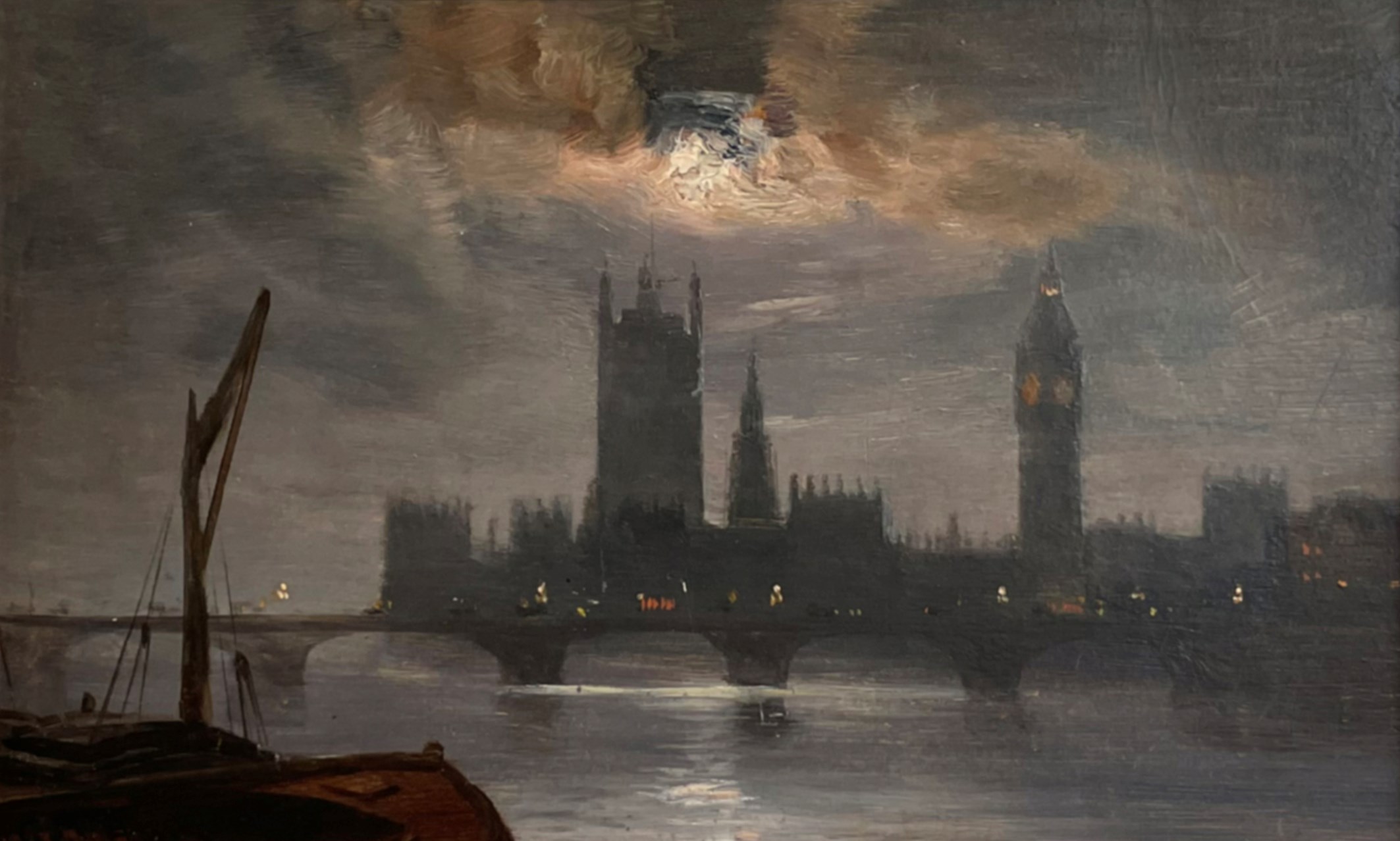 Westminster from below bridge